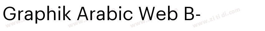 Graphik Arabic Web B字体转换 Graphik Arabic Web B字体转换